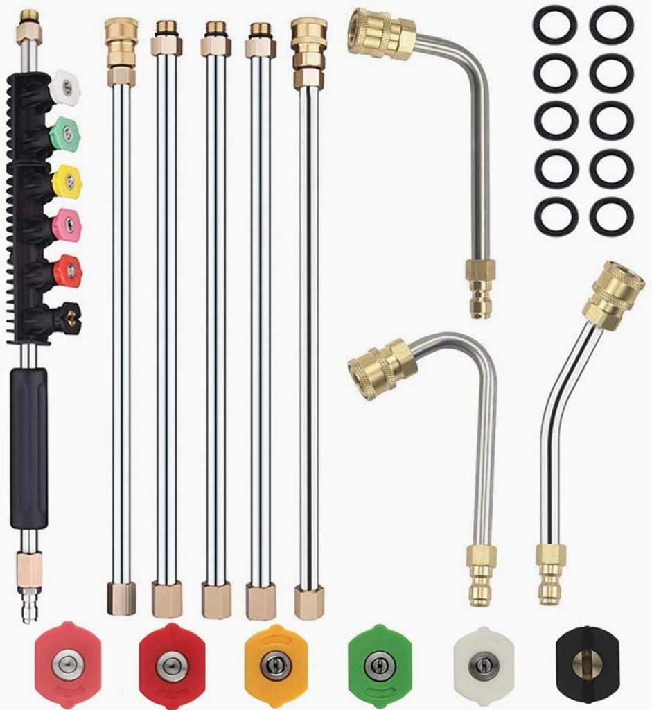 Selkie Spray Wand Compared: 30° Tip, 1/4’’ Connectors… Versus Winter Power Wash Use