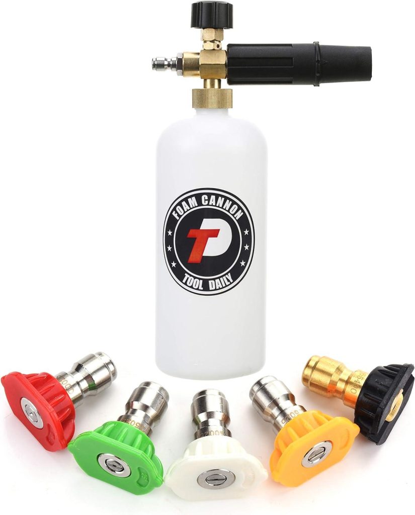 Foam Cannon Versus Pressure Tips: Tested 1-Litervenience Controller…Find Best Use Case Here!