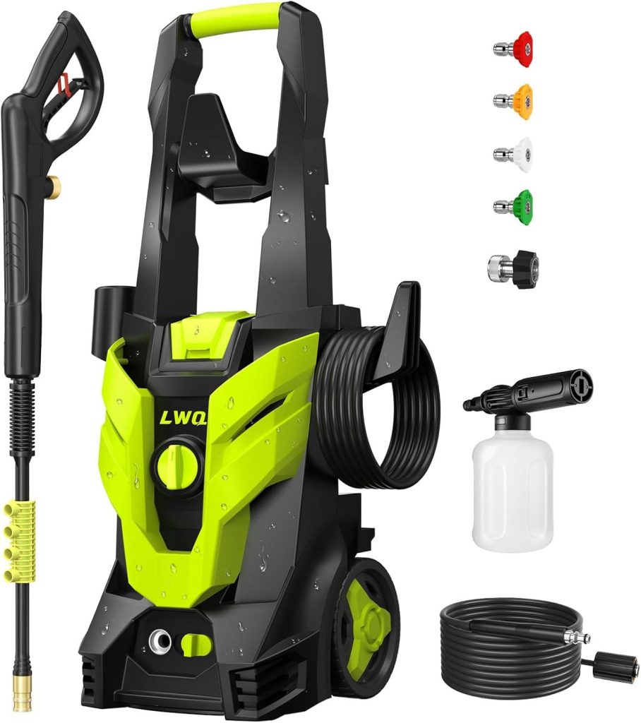 Electric vs. Gas: 2.5 GPM Showdown for Car/Fence Clean… Efficiency Compared!